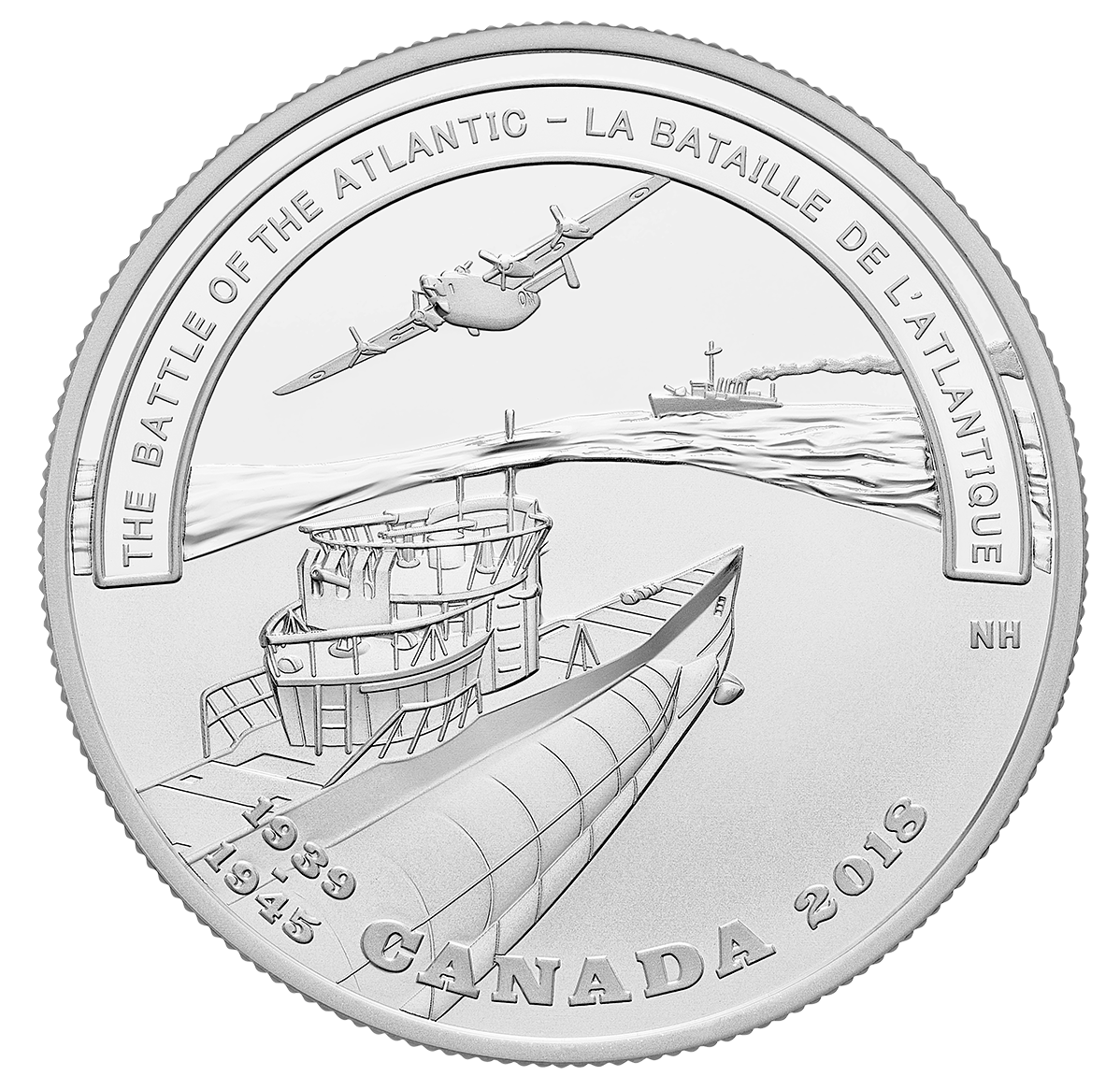 1 oz. Pure Silver Coin - Second World War Battlefront: The Battle