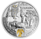 La bataille de la crête de Vimy - Pièce de 1 oz en argent pur avec placage d'or sélectif - Première Guerre mondiale : Champs de bataille