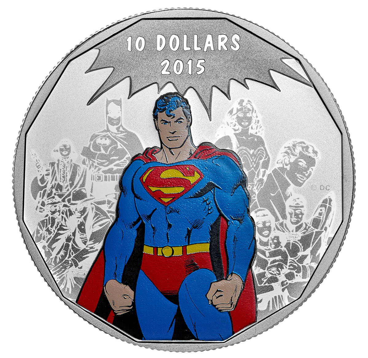 DC Comics™ Originals Legacy 1/2 oz. Fine Silver Coloured Coin (2015