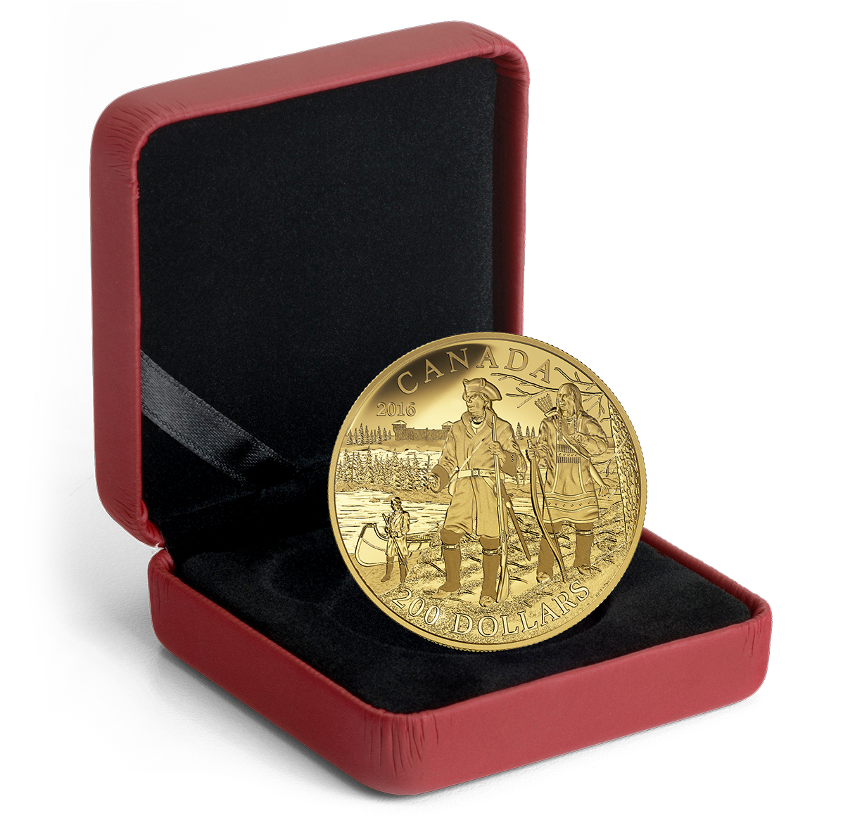 Pure Gold Coin - Great Canadian Explorers Series: Pierre Gaultier