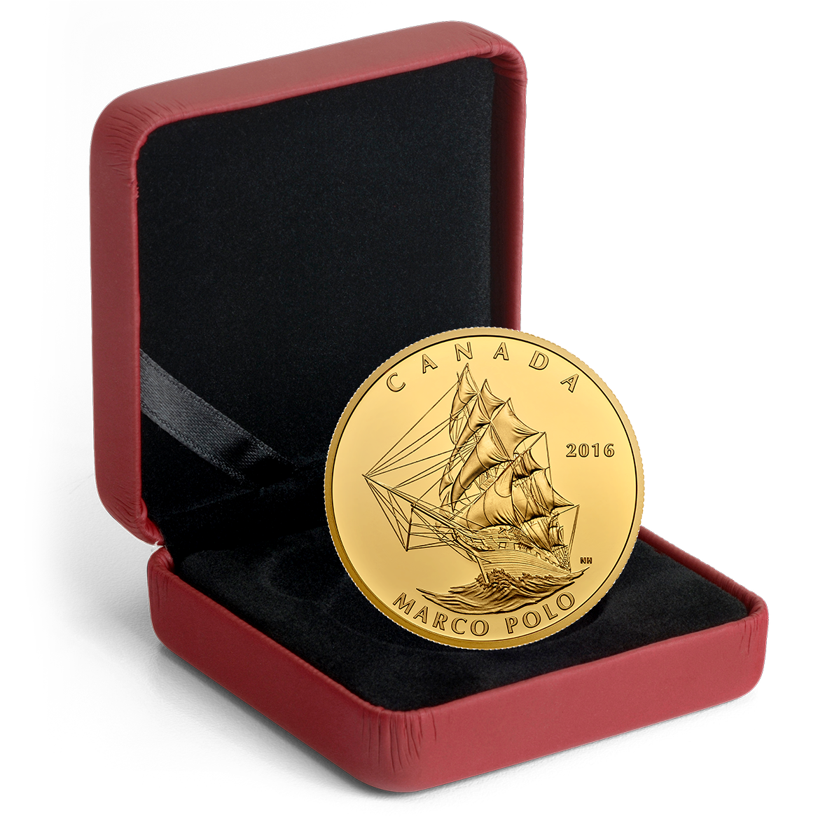 【保証期間内】Healy Goldヒーリーゴールド 1 oz. Pure Gold Coin - Tall Ships Legacy: Marco Polo - Mintage