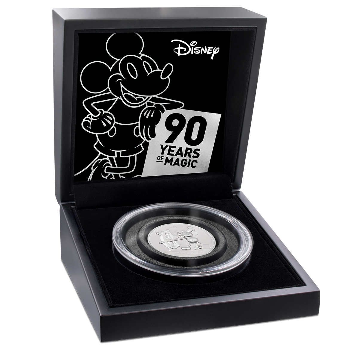 1 oz. Fine Silver Coloured Coin – Mickey & Minnie Mouse Crazy in
