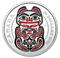 5 oz. Fine Silver Coin with Enamel - Mythical Realms of the Haida Series: The Bear - Mintage: 1,500 