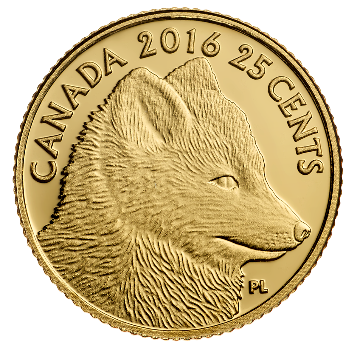 0.5 g Pure Gold Coin – Predator vs. Prey: Traditional Arctic Fox