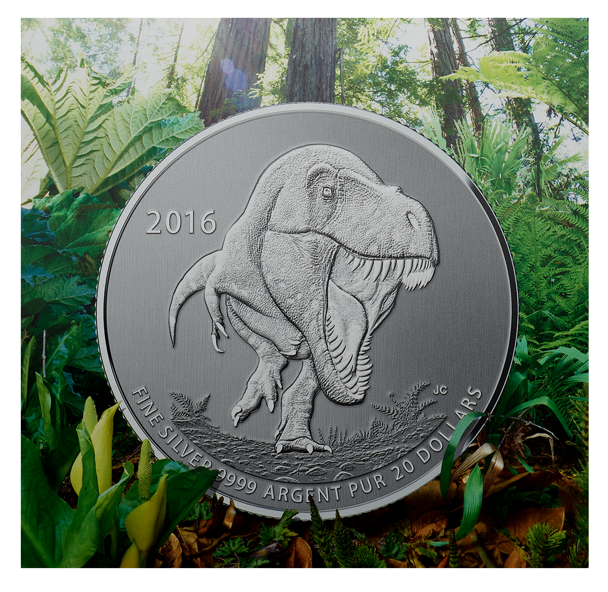 T. Rex テイチク 20CPシリーズ 全20巻フルコンプリート $20 for $20 Fine Silver Coin – T-Rex | The Royal Canadian Mint