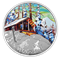 1 oz. Fine Silver Coloured Coin – Canadian Landscape Series: Ski Chalet – Mintage: 7,500 (2016)