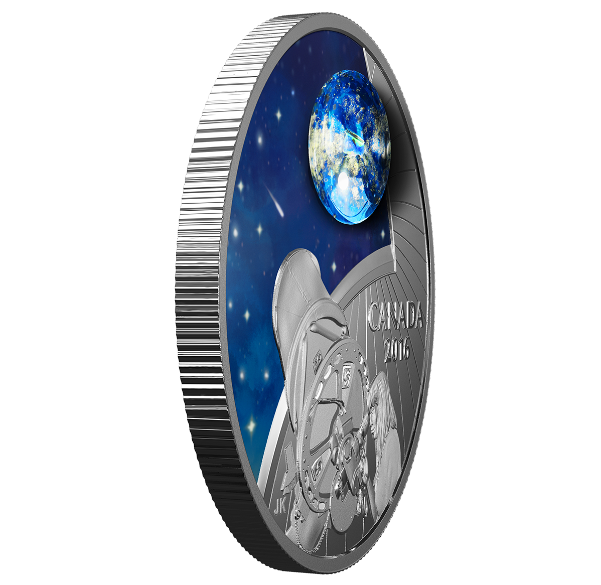 1 oz. Fine Silver Coin – The Universe: Glow-in-the-Dark Glass with