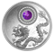 Fine Silver Coin made with Swarovski® Crystal – Birthstones: February – Mintage: 3,000 (2016)