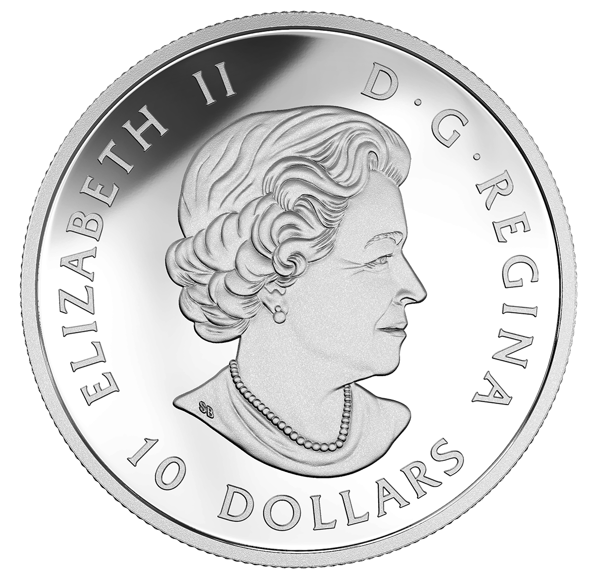 1/2 oz. Fine Silver Coin - Reflections of Wildlife: Grizzly Bear