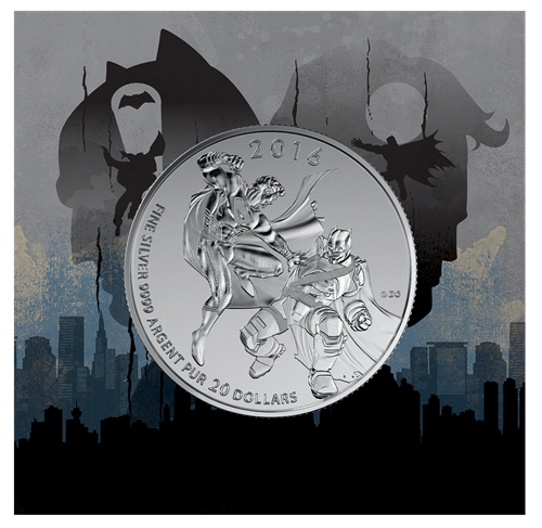 Batman v Superman: Dawn of Justice™ - $20 for $20 Fine Silver Coin 