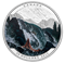 Pièce colorée de 1 oz en argent pur - Paysages et illusions : Saumon - Tirage : 5 500 (2016)