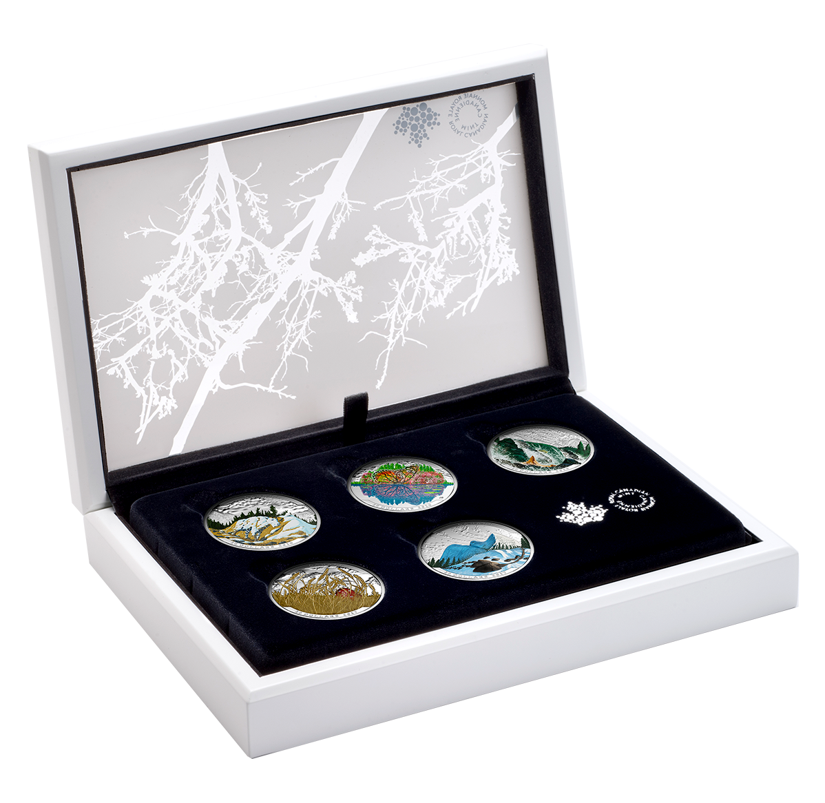 1 oz. Fine Silver Coloured 5-Coin Subscription - Landscape