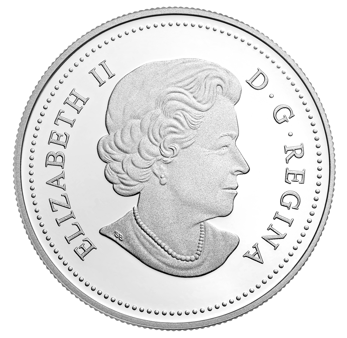 Pure Silver Coin with Selective Rose Gold Plating – Queen