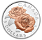 Pure Silver Coin with Selective Rose Gold Plating – Queen Elizabeth Rose (2016)