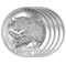 1 oz. Fine Silver 4-Coin Subscription – Grizzly Bear (2015)