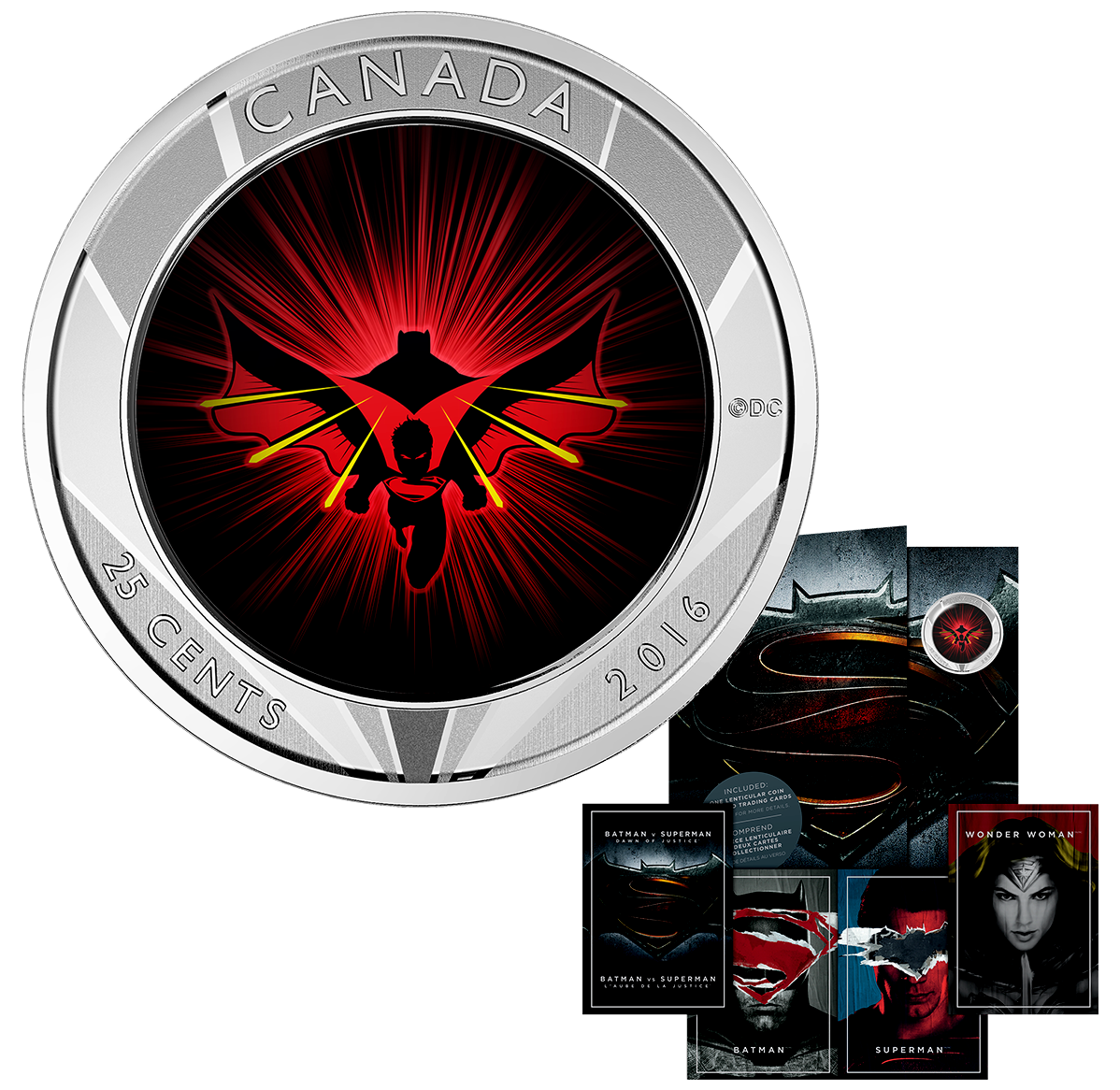 Batman v Superman: Dawn of Justice™ - 3D Coin (2016) | The Royal ...