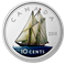 5 oz. Fine Silver Coloured Coin - Big Coin Series: 10-cent Coin - Mintage: 1,500 (2016)