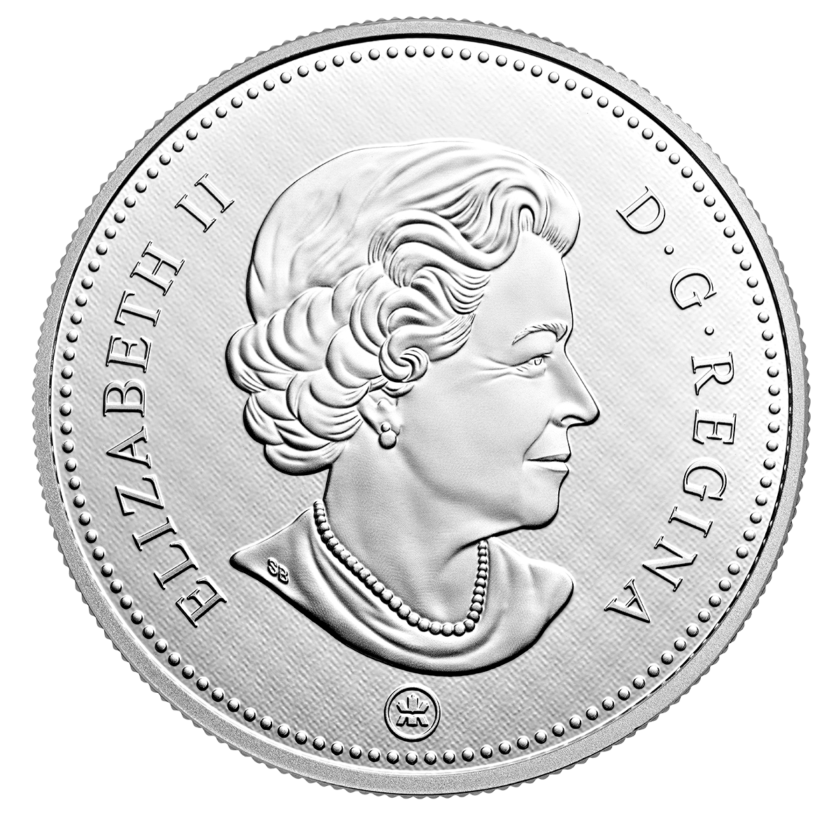 5 oz. Pure Silver Coloured Coin - Big Coin Series: 5-Cent Coin
