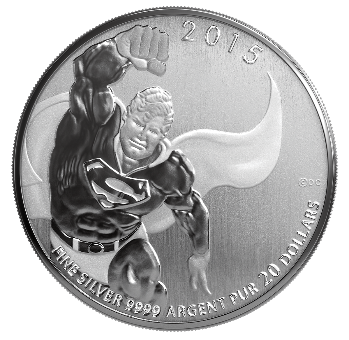 2016 Canada $25 Winter Fun 9999 Fine Silver Coin 7.96 grams ~ 1/4 oz 