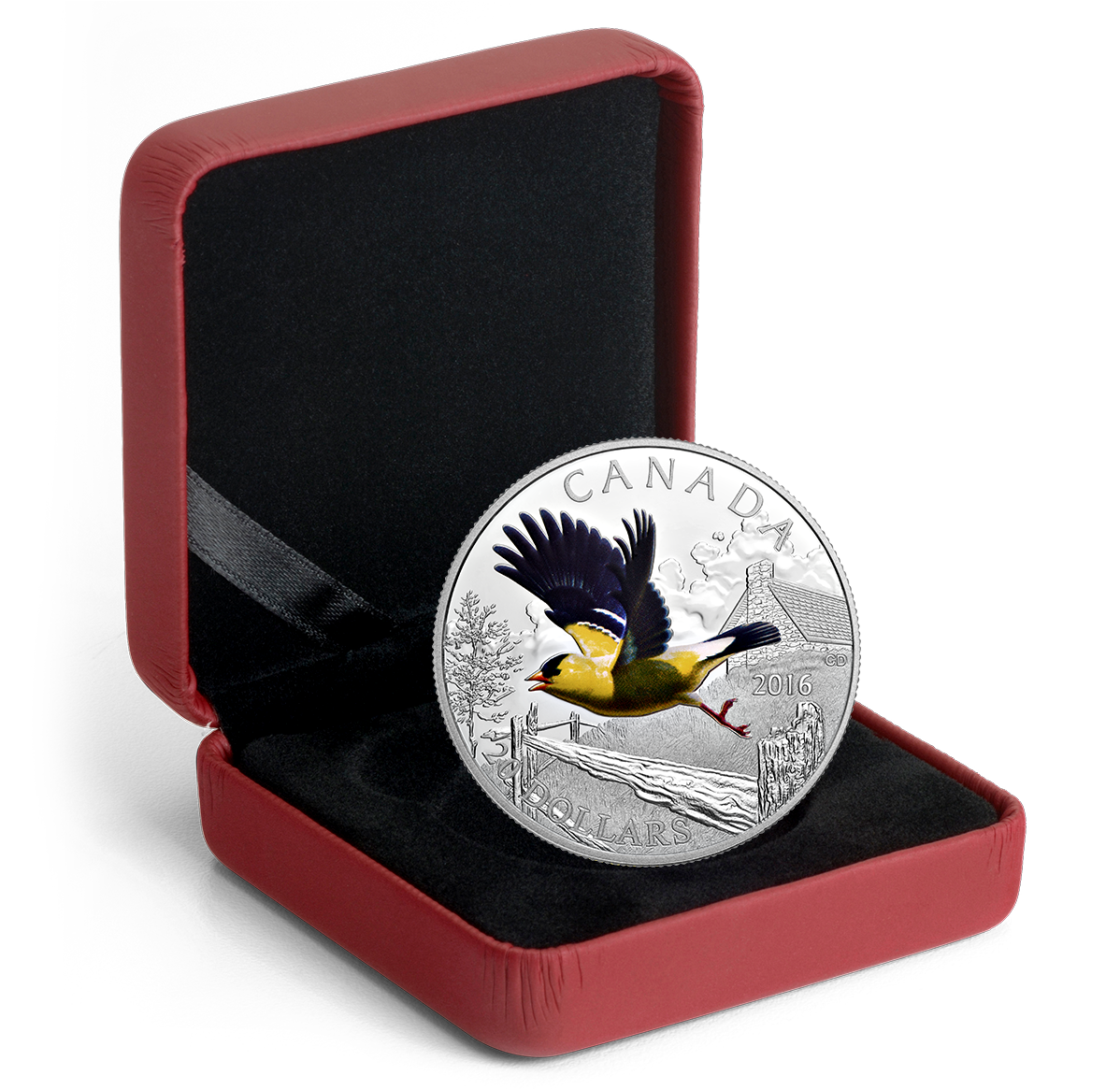 1 oz. Pure Silver Coloured Coin - Colourful Birds of Canada