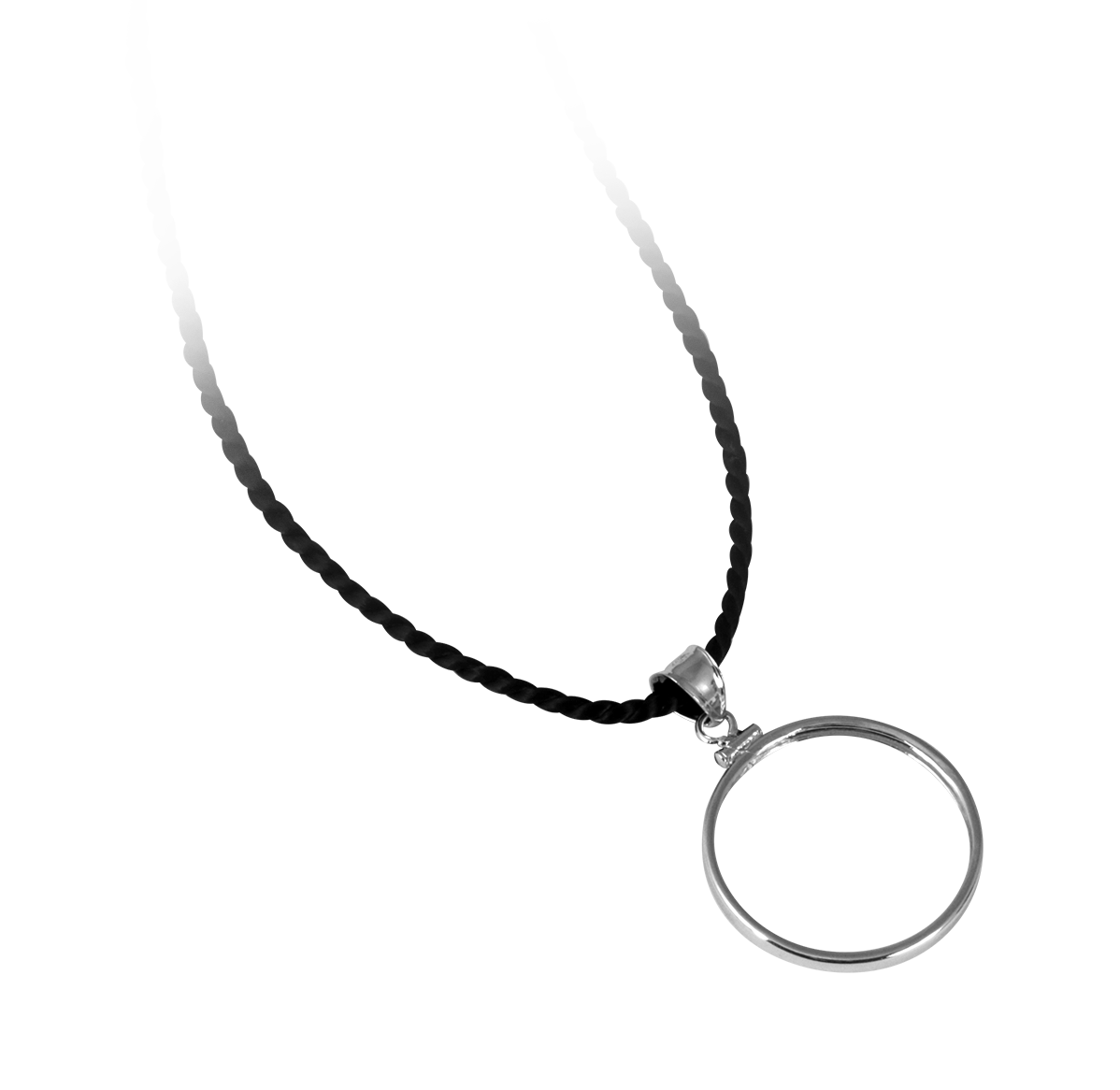 Sterling Silver Pendant NecklaceMaking Kit (coin not included) The