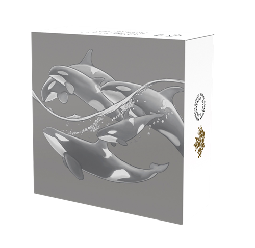 EXCLUSIVE Masters Club Coin Series: COIN #2 - 99.99% Pure Silver Orca ...