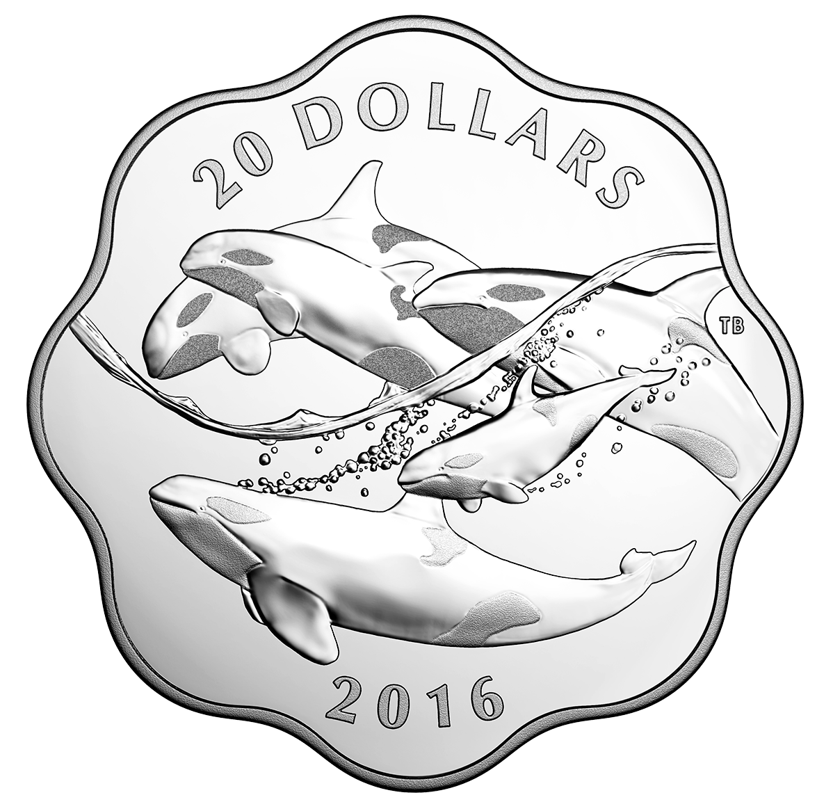限定 カナダ 純銀 シャチ orca FINE SILVER .9999 Silver Canadian Orca 2 Ounce Coin - GSI Exchange