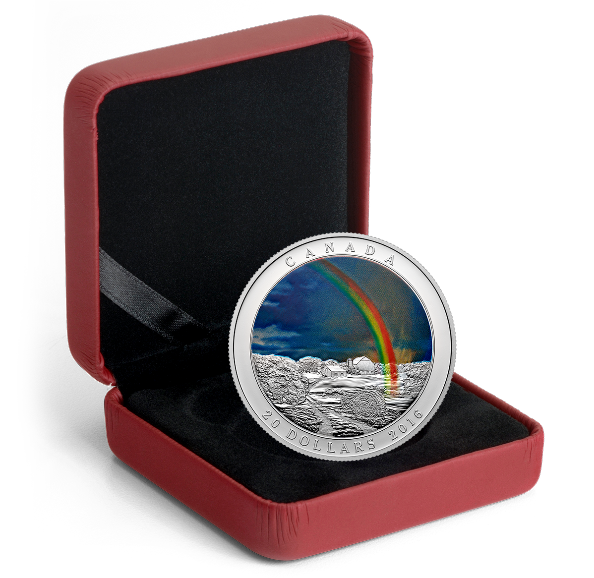 1 oz. Fine Silver Coin - Weather Phenomenon: Radiant Rainbow
