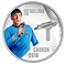 Équipage de Star Trek(MC) : Spock - Pièce colorée de 1/2 oz en argent pur (2016)
