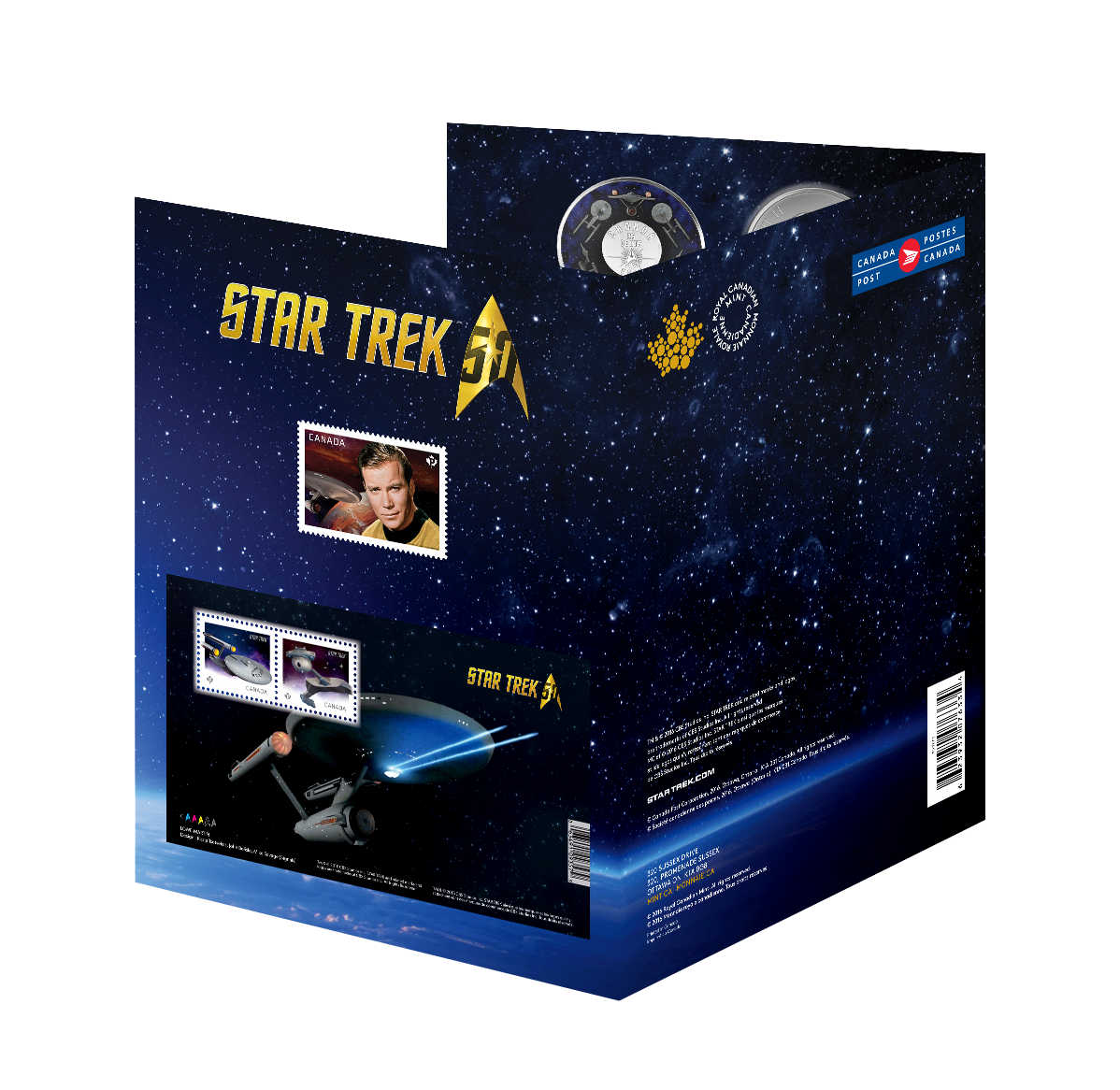 Star Trek(TM) stamp and coin set (2016) | The Royal Canadian Mint Star Trek(TM) stamp and coin set (2016) | The Royal Canadian Mint