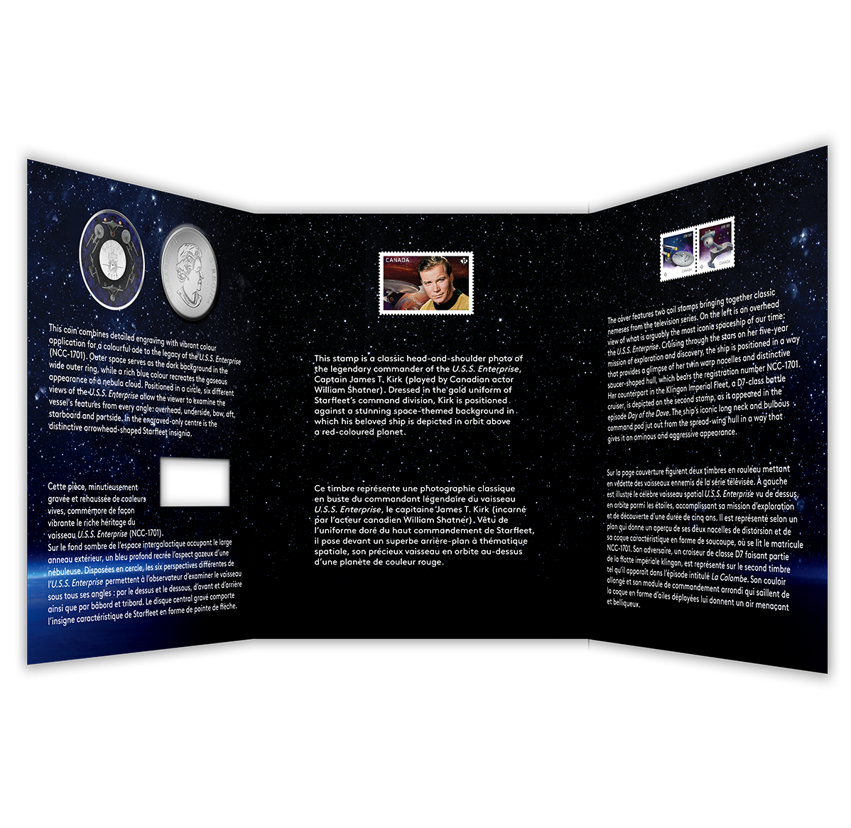 Star Trek(TM) stamp and coin set (2016) | The Royal Canadian Mint