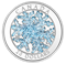 1 oz. Pure Silver Coloured Coin - Snowflake - Mintage: 6,000 (2017)