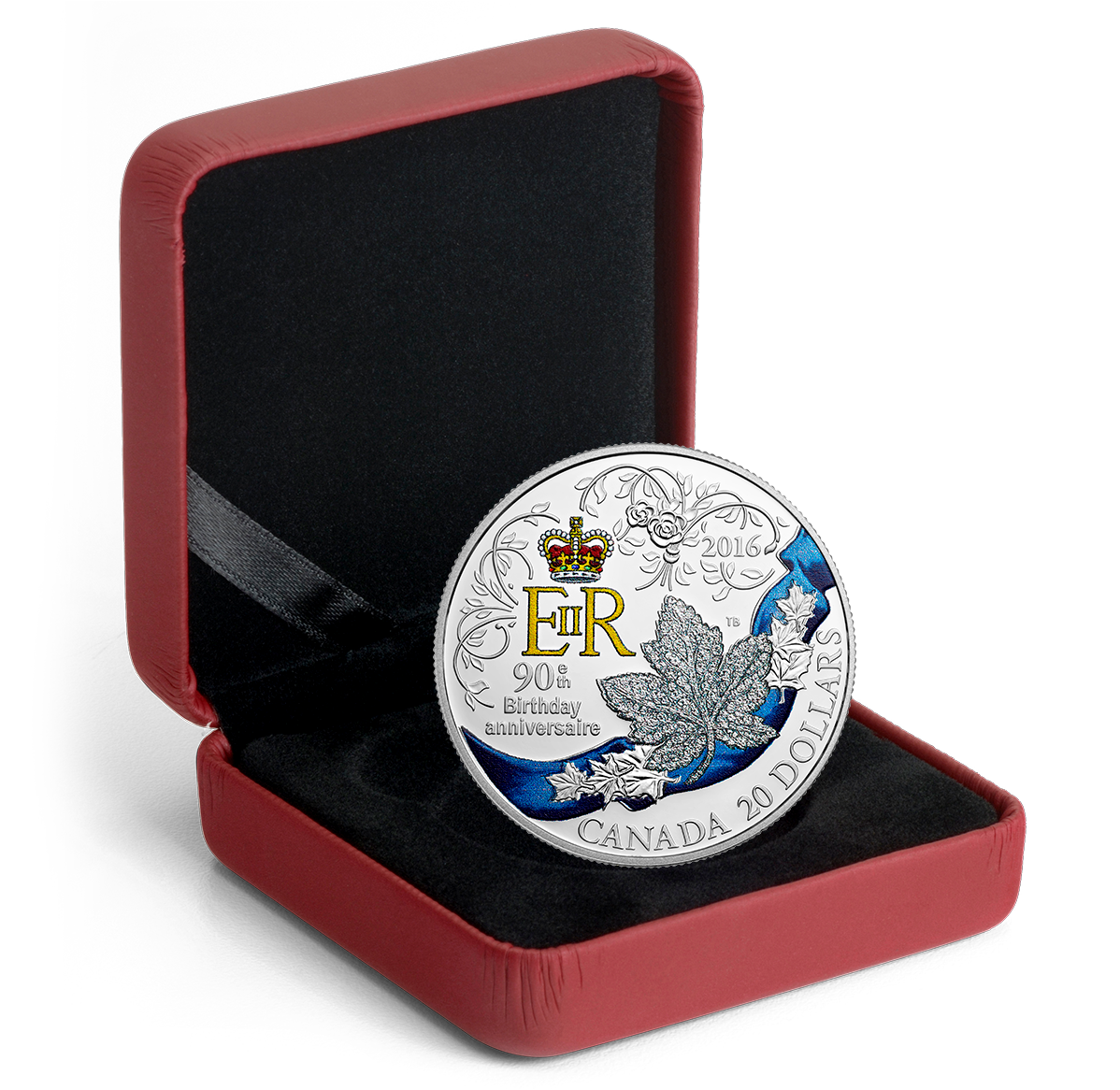 その他 90th Birthday Collection 2016 Queens 90th Birthday 5 Oz Silver Proof - CrawleyCoins