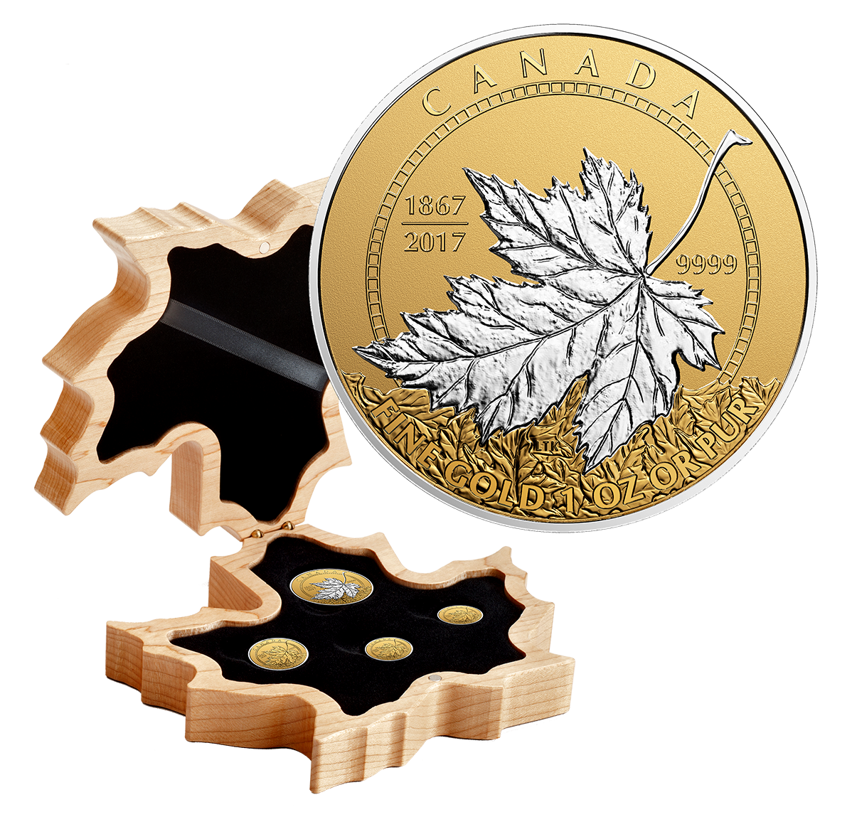 Pure Gold Maple Leaf Fractional Set - A Celebration of