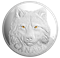 Pièce de un kilogramme en argent pur - Le regard du loup gris - Tirage : 400 (2017)