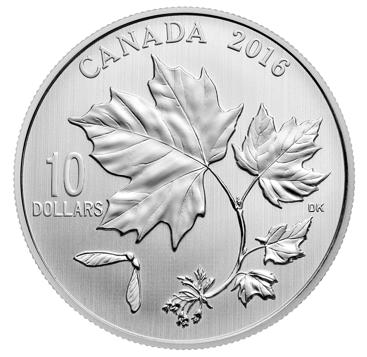 2016 1 ounce Canadian Silver Maple Leaf Round | HW Minting