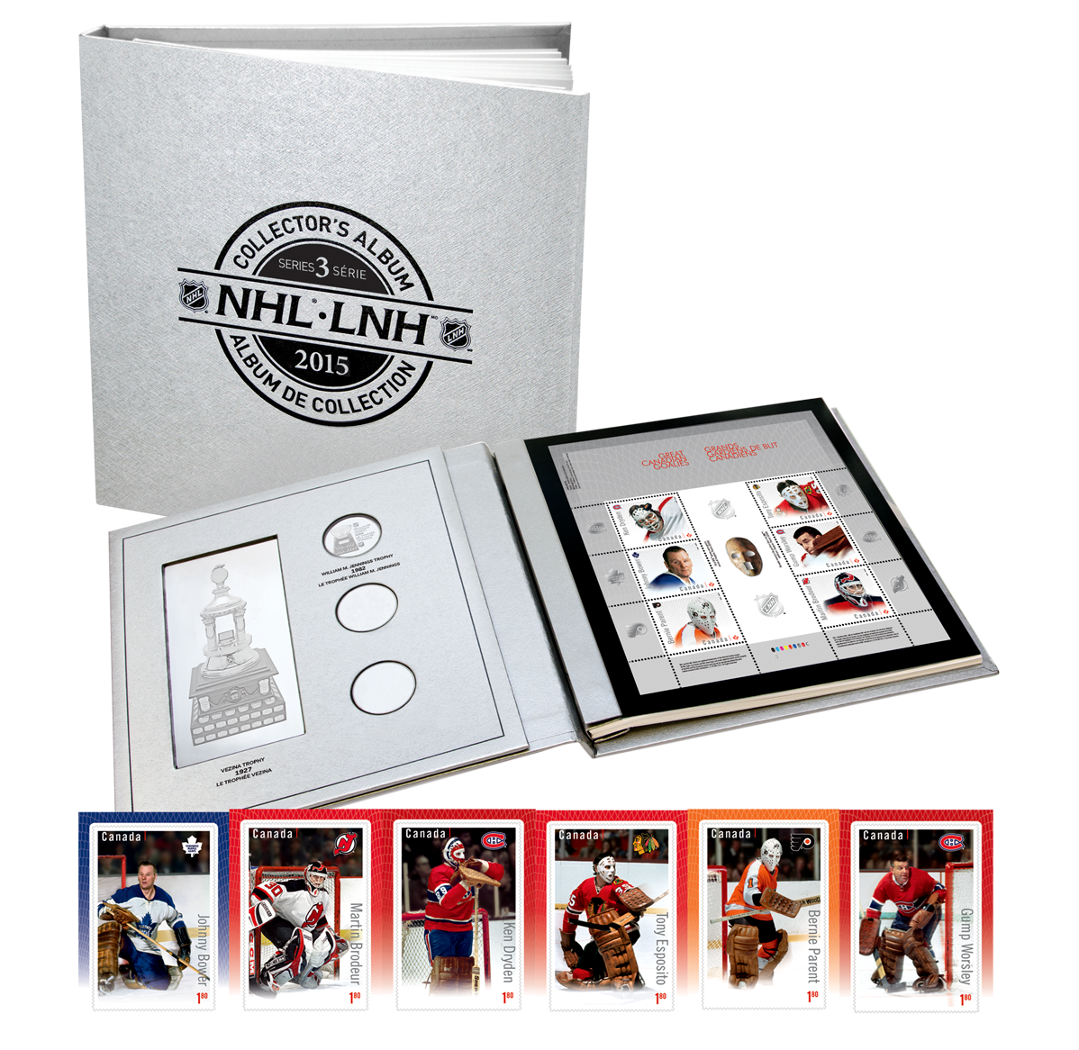 2015 NHL® Stamp Collector's Album The Royal Canadian Mint