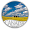 Pièce colorée de 1/2 oz en argent pur - Célébrons les 150 ans du Canada : Champ de canola (2017)