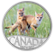 1/2 oz. Pure Silver Coloured Coin - Celebrating Canada’s 150th Coin Series: Wild Swift Fox and Pups 