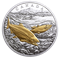 1 oz. Pure Silver Gold-Plated Coin - From Sea To Sea To Sea: Pacific Salmon