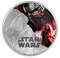 Star Wars™: The Force Awakens: Kylo Ren™ - 1 oz. Fine Silver Coloured Coin - Mintage: 10,000 (2016)