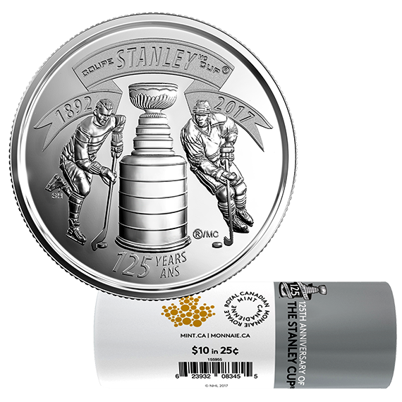 2017 25-cent 125th Anniversary of The Stanley Cup® Special Wrap