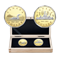 Ensemble de deux pièces de 1 $ en or pur - 30e anniversaire de la pièce de 1 $