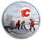 Pièce colorée de 1/2 oz en argent pur - L'histoire d'une passion : Calgary Flames(MD) (2017)