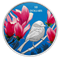 1/2 oz. Pure Silver Coloured Coin - Birds Among Nature's Colours: Chickadee (2017)