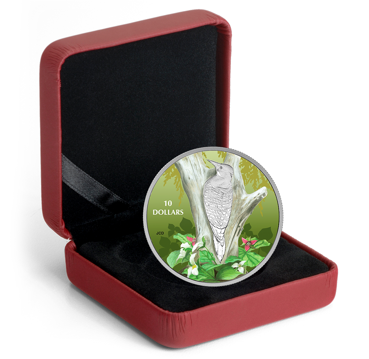 1/2 oz. Pure Silver Coloured Coin - Birds Among Nature's Colours