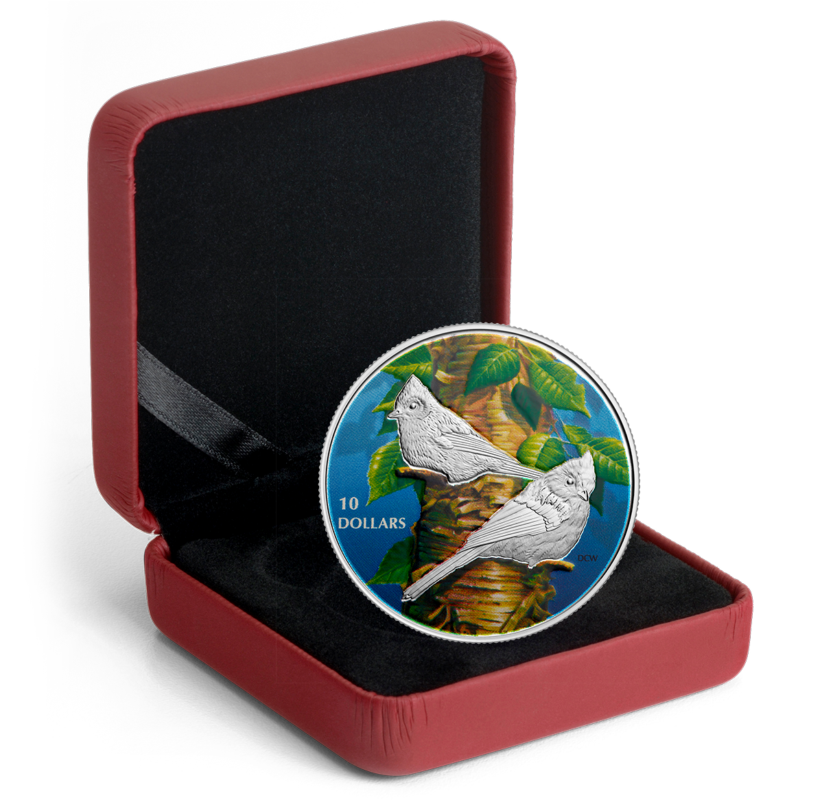 1/2 oz. Pure Silver Coloured Coin - Birds Among Nature's Colours