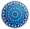 Pièce colorée de 1 oz en argent pur - Kaléidoscope d'emblèmes canadiens : L'ours polaire - Tirage : 