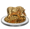 10 oz. Pure Silver Gold-Plated Coin - Sculpture of Majestic Canadian Animals: Grizzly Bear - Mintage