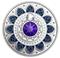 Pièce en argent pur rehaussée de cristaux Swarovski(MD) - Signes du zodiaque : Capricorne - Tirage :